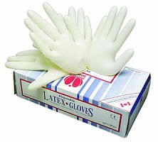 LOON - jednorázové latexové rukavice velikost L - 100 ks